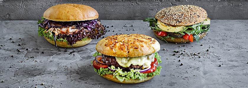 Gourmet Burger-Brötchen & Spezial Burger