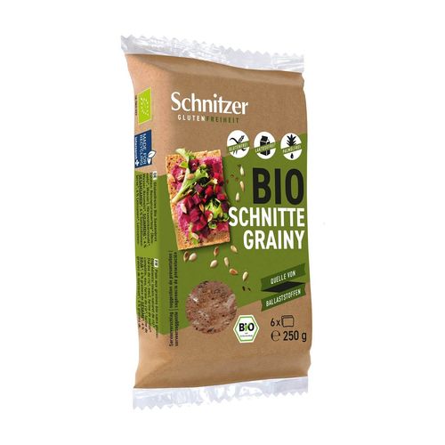 Schnitzer Bio Schnitte "Grainy", glutenfrei
