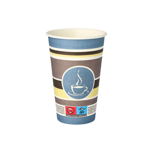 Kaffeebecher "Kaffeepause", 300ml, blau