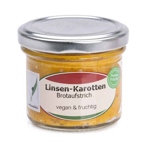 Linsen-Karotten-Aufstrich, vegan