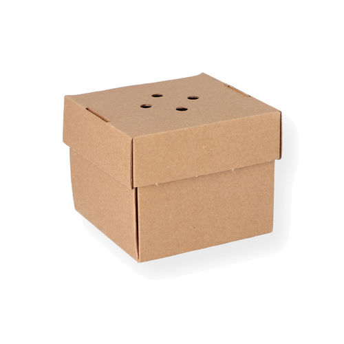 Hamburger Box "Natürlich", 12,2 x 12,2 x 10 cm