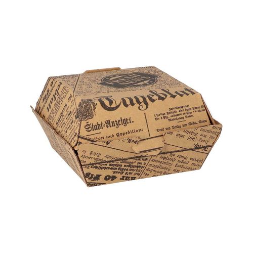 Hamburger Big Box "Newspaper", 12,5 x 12,5 x 10 cm