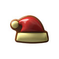 Schoko-Weihnachtsmann-Mütze, gefüllt