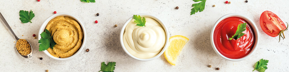 Ketchup, Senf & Mayonnaise