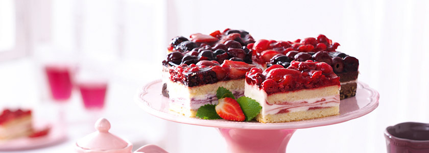 Sommerliche Kuchen und Desserts