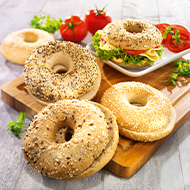 Bagel-Mischkiste vorgeschnitten, 100 % natural