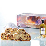 Flambierter Christstollen