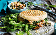 Panini mit Meeresfrüchten