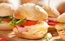 Dip Balls mit Schinken, Käse