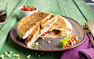 Panini mit Hähnchen und Pestocreme