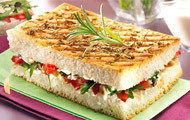 Focaccia mit Rucola