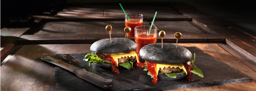 Bissige Black Burger