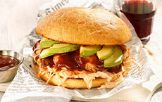 Brioche Burger mit Putensteak