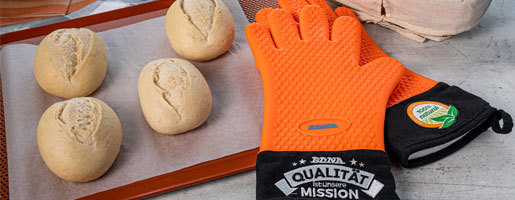 EDNA "Safe Bake" Profi-Backhandschuh, Silikon