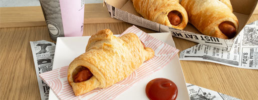 Wienerle im Croissant