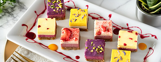 Raw Cakes, 4-fach sortiert