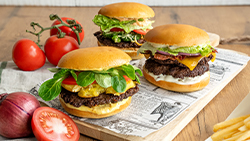 Potato-Smash Burger