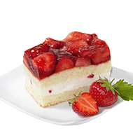 Erdbeer-Buttermilch-Schnitte