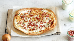 Flammkuchen-Teigboden "Premium", oval