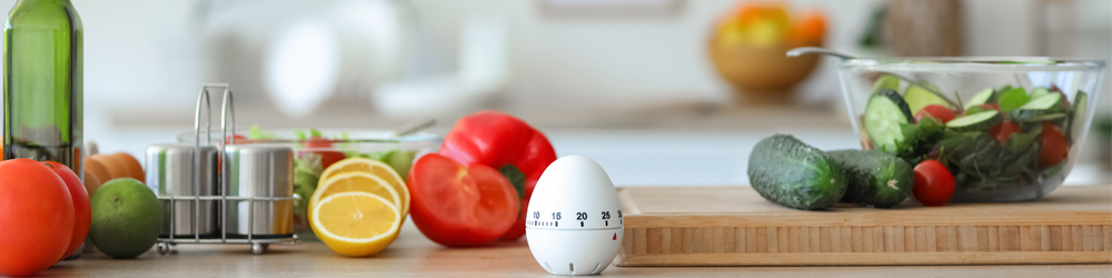 3 – 5 Minuten Backzeit