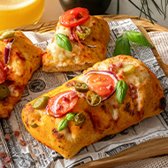 Schiacciata Farcita Margherita, 100 % natural