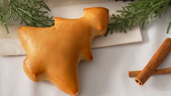 Schleife mit Goldclip, rot