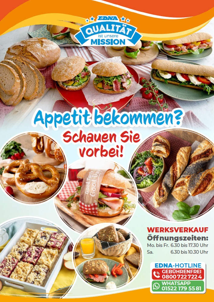 EDNA-Werksverkauf-Flyer