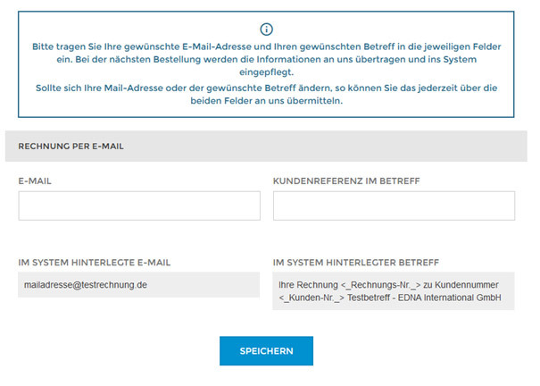 Rechnung per E-Mail Screenshot 2