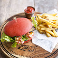 FF-Red Love Burger, geschnitten