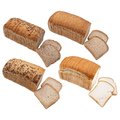 Glutenfreie Brotbox geschnitten, 4-fach sortiert