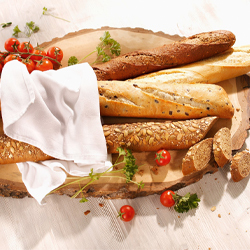 Knusper-Baguette-Kiste, 4-fach sortiert