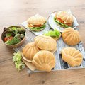 FF-Muschelbrötchen mit Sandwichschnitt, hell - 2