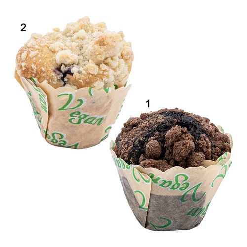 Vegane Muffin Box, 2-fach sortiert