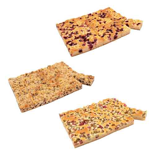 Surtido bizcochos de fruta, 3 variedades