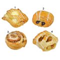 Mini hojaldritos dulces, 4 variedades