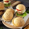 FF-Mini Party Burger Sesam & Nigella, geschnitten - 3