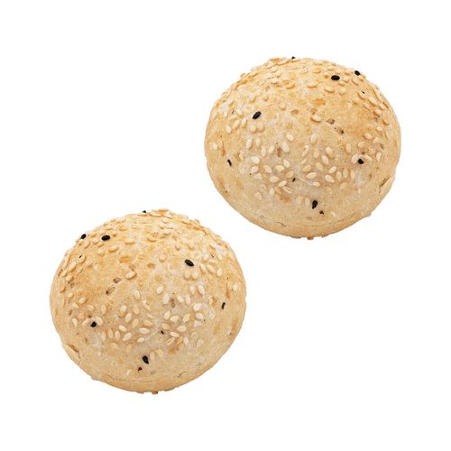 FF-Mini Party Burger Sesam & Nigella, geschnitten