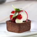 HUG Mini-Choco-Tartelettes "Filigrano",3,3x3,3cm