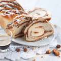 Butter-Nusszopf
