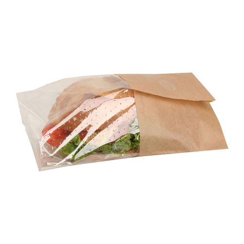 Snack Bag, braun, 18 x 7/5 x 13 cm