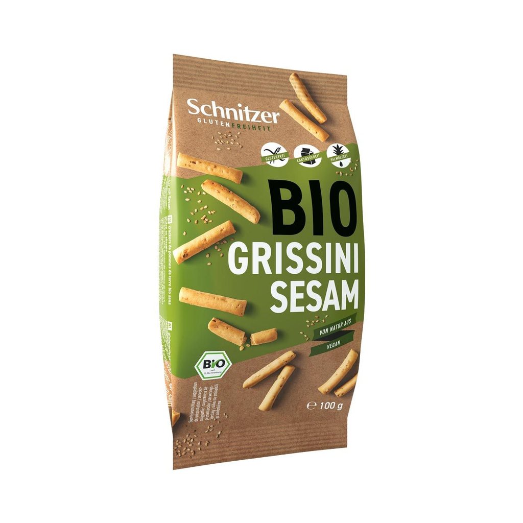 Schnitzer Bio Grissini "Sesam", glutenfrei
