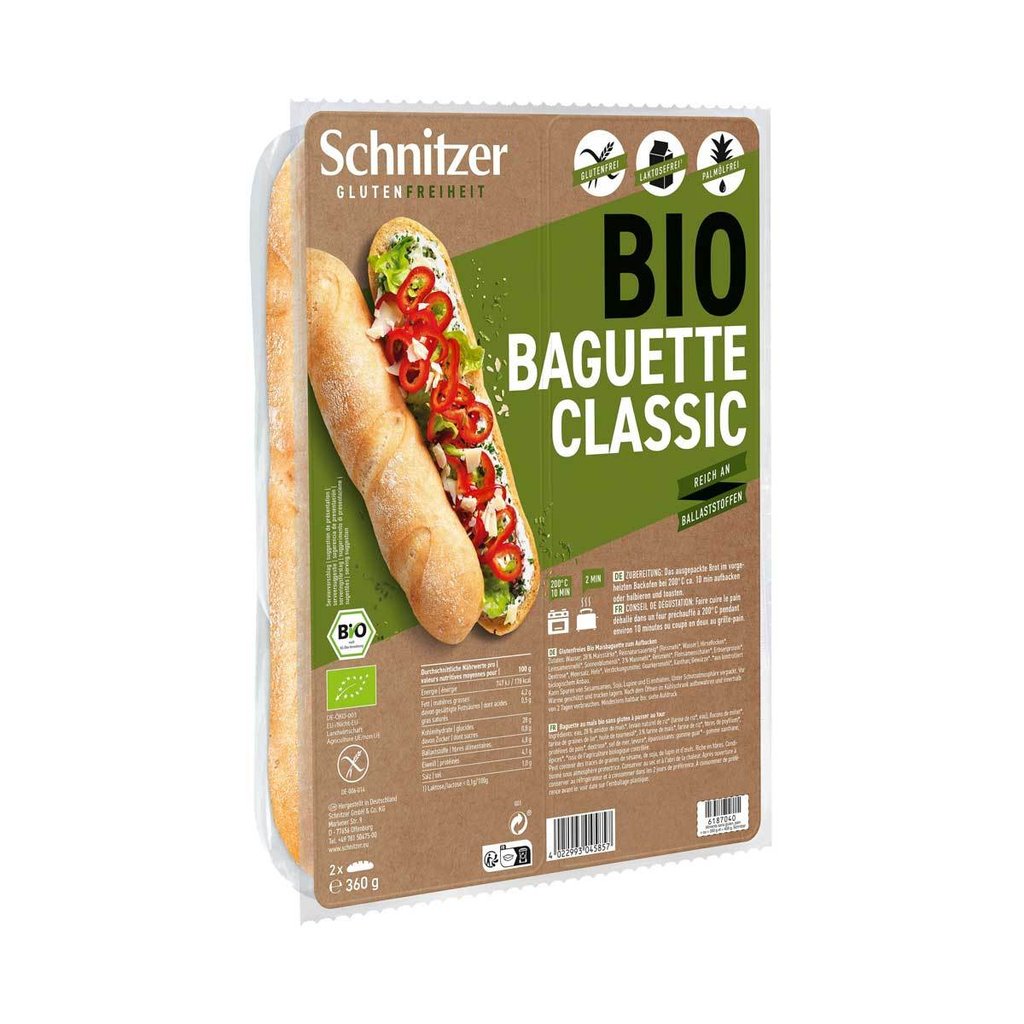 Schnitzer Bio Baguette "Classic", glutenfrei