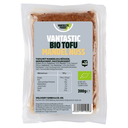 Bio Vantastic Tofu Mandel Nuss, 200 g