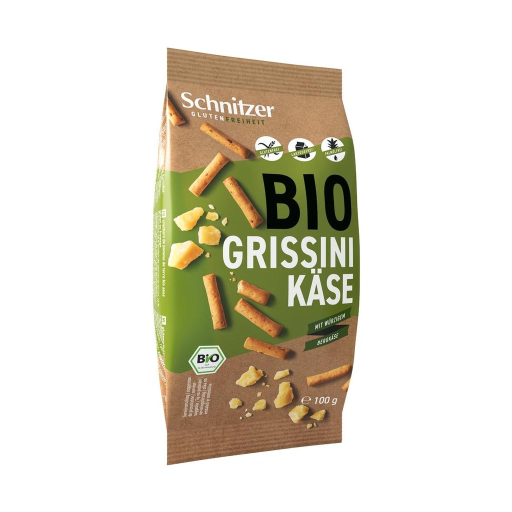 Schnitzer Bio Grissini Käse, glutenfrei