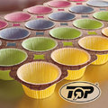 Muffin-Trays "bunt", 24 Kapseln, Ø 6,8 cm