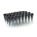 Mini-Waffeln, schwarz
