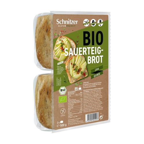 Schnitzer Bio Brot Chia + Quinoa, glutenfrei