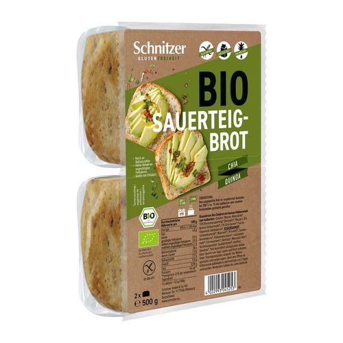 Schnitzer Bio Brot Chia + Quinoa, glutenfrei