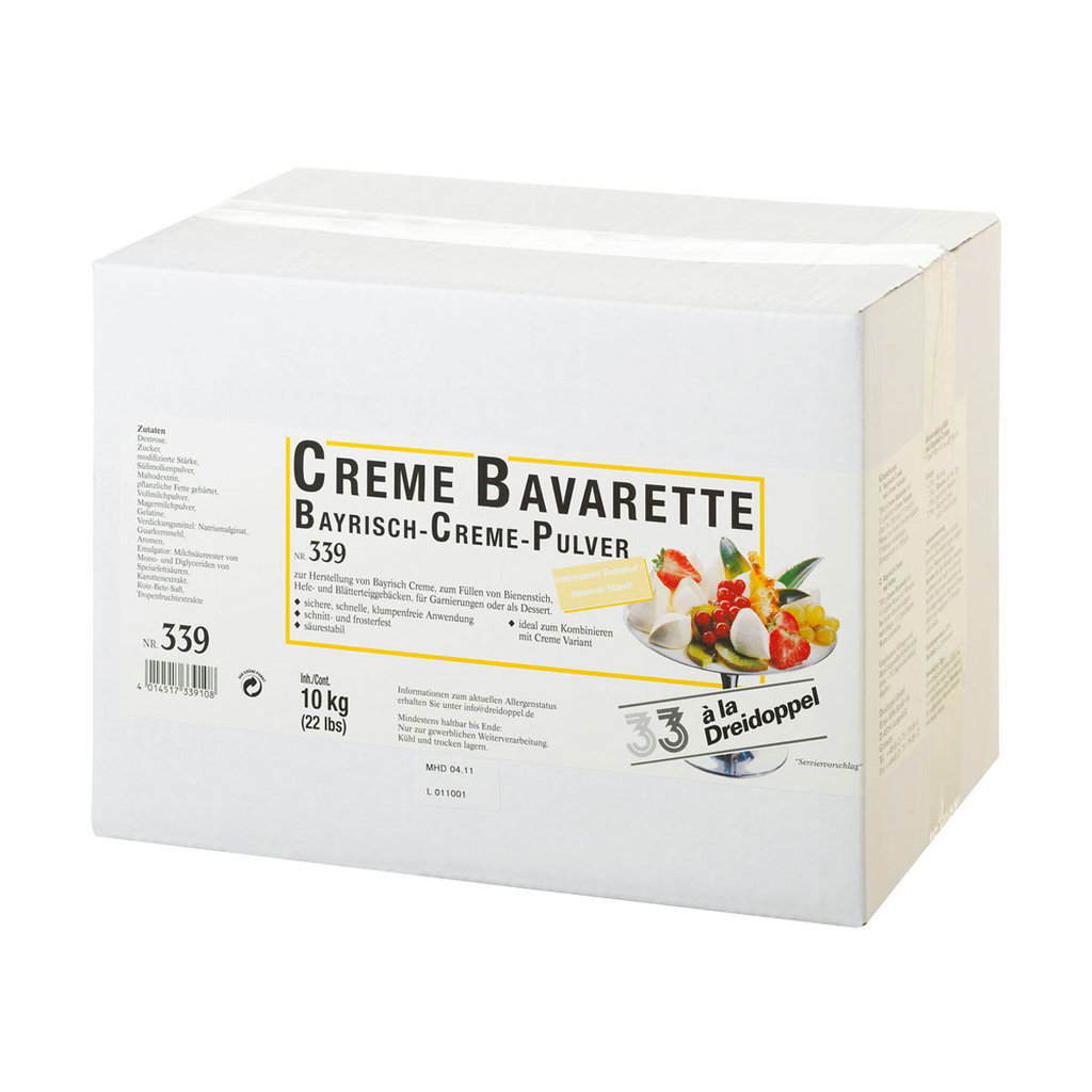 Pulvercreme "Creme Bavarette"