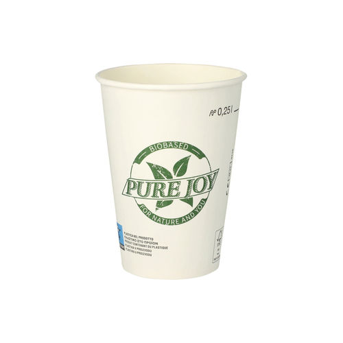 Kaffeebecher "Pure Joy Weiß", 250 ml, beschichtet